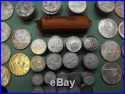 Canada Silver Coin Collection, $120 Face Value Lot of 405 Coins