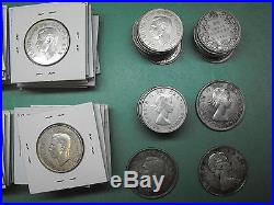 Canada Silver Coin Collection Lot of 423 Silver Coins