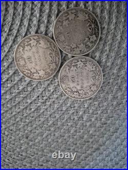 Canada Silver Coin LOT Dimes, Half Dollars + Newfoundland 50 Cent ASW 4 oz