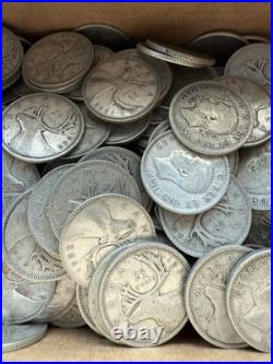Canada Silver King George 25 Cents Coins. 800 10 Coins BULK LOT