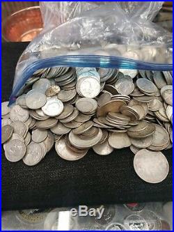 Canada Silver Quarters, Dimes 25 toz coin lot. 800 silver FREE SHIPPING