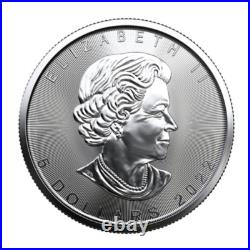 Canada Silver YEAR OF THE TIGER Bullion Coin, Maple Leaf $5 Dollars, 2022