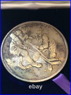 Canada Vs Ussr 1972 Hockey Canada Sterling Silver Coin Medallion Wellings E4256