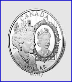 Canada coin 2022 Platinum Jubilee Proof Queen Elizabeth II 99.99% Pure Silver