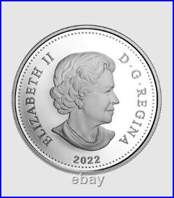 Canada coin 2022 Platinum Jubilee Proof Queen Elizabeth II 99.99% Pure Silver