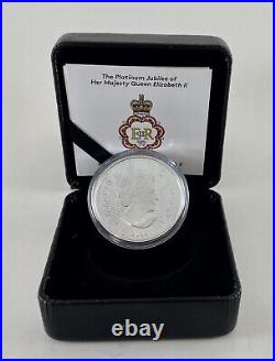 Canada coin 2022 Platinum Jubilee Proof Queen Elizabeth II 99.99% Pure Silver