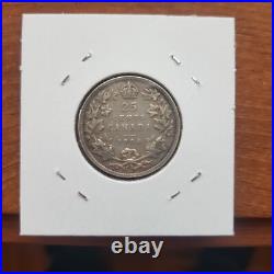 Canada coin, 25 cents, silver, 1904 Very nice condition
