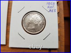 Canada coin, One Silver 20 cents, 1858, RE 5, Offer accepted