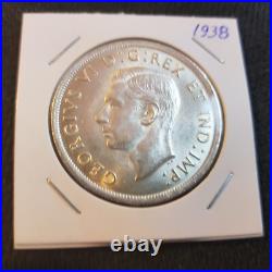 Canada coin, One Silver Dollar, 1938
