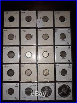 Canada silver coin lot