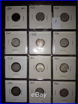 Canada silver coin lot