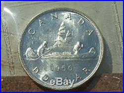 Canada silver dollar 1950 ICCS MS66 A blast of a coin