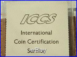 Canada silver dollar 1950 ICCS MS66 A blast of a coin