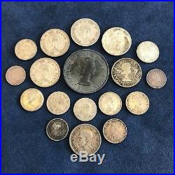 Canadian Coin Variety Lot $3.40 FV Silver & Old Copper Free Shipping USA