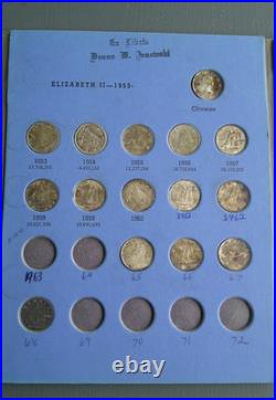 Canadian Dime Collection NO. 2 1937 to 1982 Vintage Whitman Folder