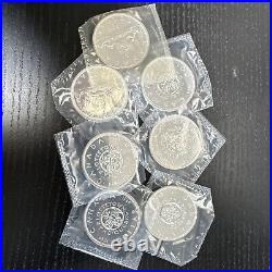 Canadian Silver Dollar Coins 80% $1 1967 Or Earlier (10 Coin Lot) Sealed UNC