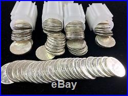 Canadian Silver Dollar Lot of 100 Coins Mixed Dates Grade Range AU / BU