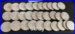 Canadian Silver Dollars Bulk Lot 20 Coins 1967 Or Earlier. 800