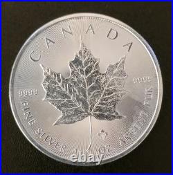 Cdn RCM 1 oz Silver Maple Leaf $5 round (9999) with Maple Leaf Privy Mark
