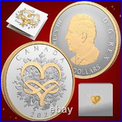 Celebrate Love Fine 1oz Silver Collectible Coin 2025 Royal Canadian Mint Canada