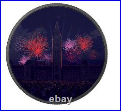 Celebrating Canada Day 2017 150 $30 Glow-In-The-Dark Silver Coin