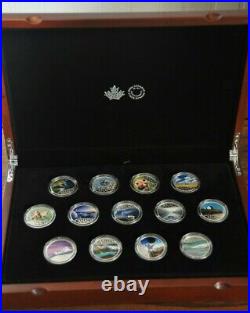 Celebrating Canada's 150th Coin Series 1/2 oz. Pure Silver (13 Coins)