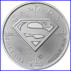 Certified Roll-20 -2016 Canada Superman 1 oz Silver $5 Coin NGC GEM UNC SKU48072