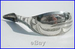 Coin Silver Spoon Northwest Coast Haida Indian Art Charles Edenshaw 1839-1920