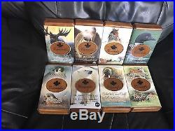 Complete Collection 8 Canada Wildlife Silver Coin& Stamp Set