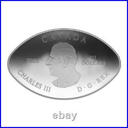 DINOSAUR EYE 2025 CANADA 1oz. 9999 Pure Silver OVAL SHAPPED Proof $20 Coin