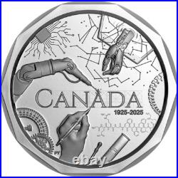 ENGINEER Anniversary 2025 CANADA 1oz. 9999 Silver Proof $25 UNIQUE FACETED Coin