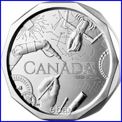 ENGINEER Anniversary 2025 CANADA 1oz. 9999 Silver Proof $25 UNIQUE FACETED Coin