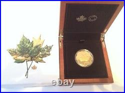 EXCLUSIVE Masters Club Coin Pure Silver Coin Iconic Maple Leaves