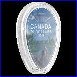 FALCON LAKE INCIDENT CANADAS UNEXPLAINED PHENOMENA 2018 $20 1 oz Silver Coin