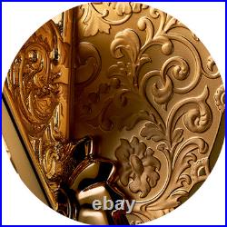 FUNCTIONAL GOLD GUILDED SUNDIAL 2025 CANADA 1oz. 9999 Pure Silver $20 Proof Coin