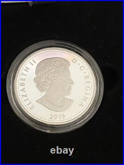 Fine Silver Coin 2019 $15 Golden Maple Leaf RCM Low Mintage /2500.9999 Silver