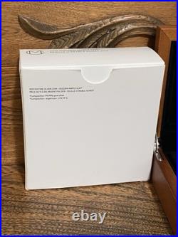 Fine Silver Coin 2019 $15 Golden Maple Leaf RCM Low Mintage /2500.9999 Silver