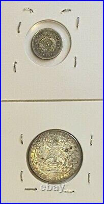 Foreign Silver Coins, Lot of 6, Lot #503, Portugal, Danish West Indies, Canada, UK