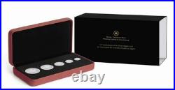 Fractional Proof Set 2017 CANADA. 9999 Pure Silver 4 SML Coins