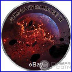 GRIM REAPER Death Maple Leaf Armageddon II 1 Oz Silver Coin 5$ Canada 2017