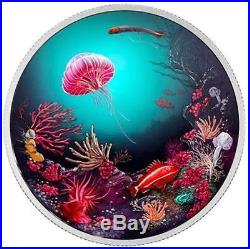 Glow In Dark Illuminated Underwater Coral Reef $30 Silver CoinSOLD OUT at RCM