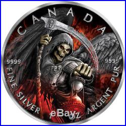 Grim Reaper Death Apocalypse 1 Oz Silver Coin 5$ Canada 2017