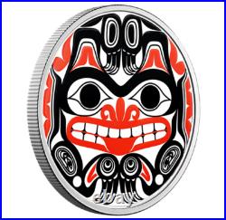 HAIDA Grizzly Bear Xhuwaji BILL REID 2020 CANADA 1oz. 9999 Silver Proof $20 Coin