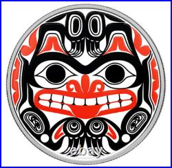 HAIDA Grizzly Bear Xhuwaji BILL REID 2020 CANADA 1oz. 9999 Silver Proof $20 Coin
