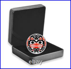 HAIDA Grizzly Bear Xhuwaji BILL REID 2020 CANADA 1oz. 9999 Silver Proof $20 Coin