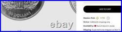 HERALDIC LION Extraordinary High Relief 2026 CANADA 2oz. 9999 Silver $50 Coin