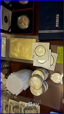 Huge collection of Canada silver coins and other Collectibles. Postage stamps++