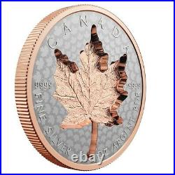 Incuse Maple Leaf 1oz. 9999 Silver Coin Canada