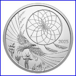 LEGEND of the DREAMCATCHER 2025 CANADA 1oz. 9999 Pure Silver Proof $20 Coin