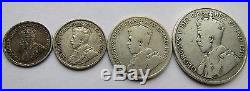 Lot 65 Canada Silver Coins (5/10/25/50¢)